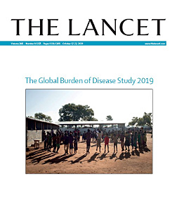 Title page of The Lancet issue including the GBD Study 2019. 